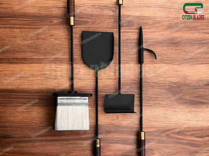 Ensemble d'outils de cheminée haut de gamme