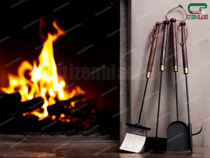 Ensemble d'outils de cheminée haut de gamme