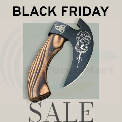 Viking Pizza Cutter Axe, pizza slicer, Black Friday best gift