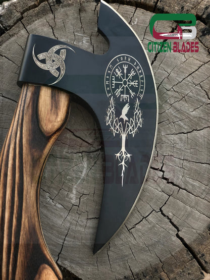 Viking Pizza Cutter Axe, pizza slicer, Black Friday best gift