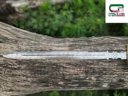 Custom Handmade Damascus Steel Vikking Sword, Gift For Husband, Best Gift For US