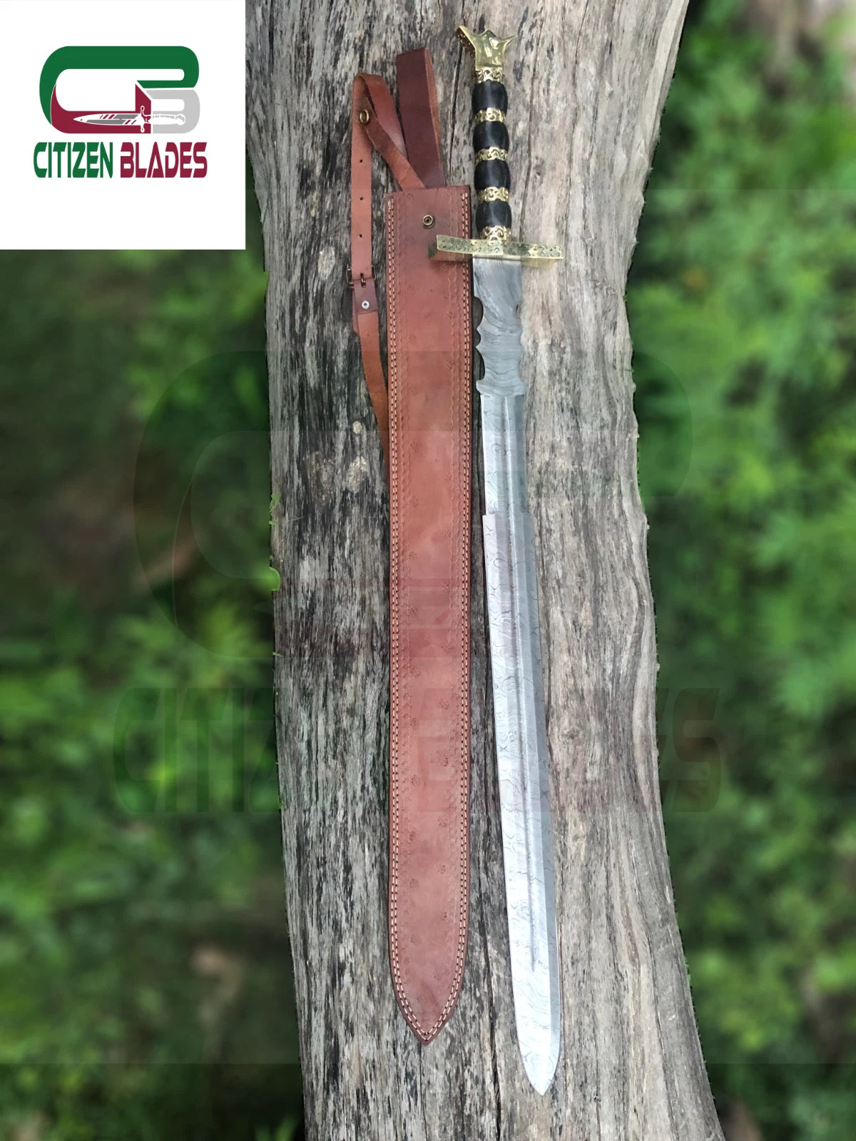 Custom Handmade Damascus Steel Vikking Sword, Gift For Husband, Best Gift For US