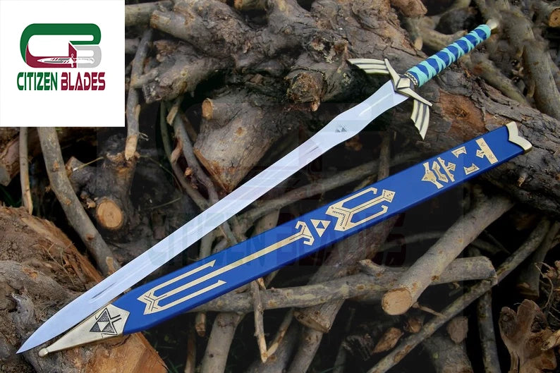 CUSTOM Hand Forget Stainless Steel The LEGEND of ZELDA Tang Skyward Link's sword