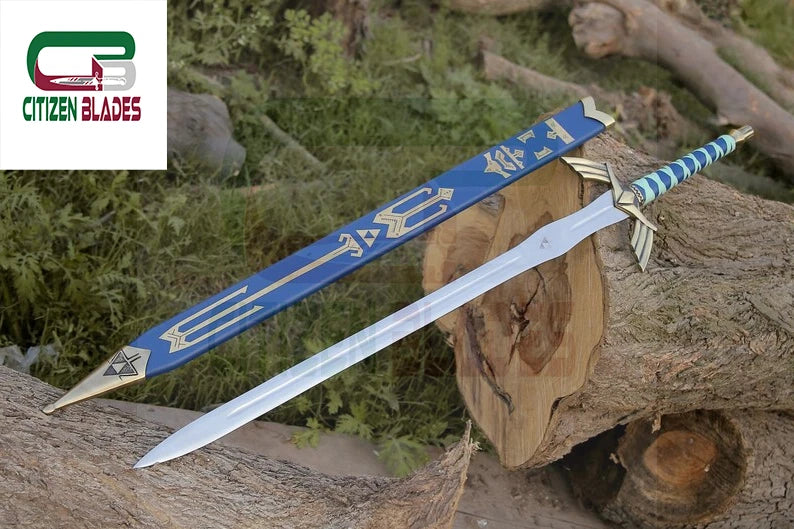CUSTOM Hand Forget Stainless Steel The LEGEND of ZELDA Tang Skyward Link's sword