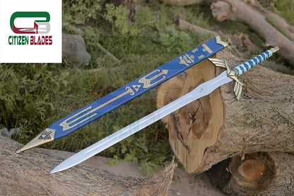 CUSTOM Hand Forget Stainless Steel The LEGEND of ZELDA Tang Skyward Link's sword