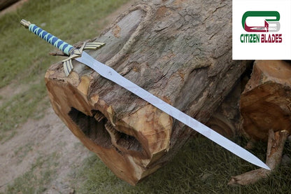 CUSTOM Hand Forget Stainless Steel The LEGEND of ZELDA Tang Skyward Link's sword